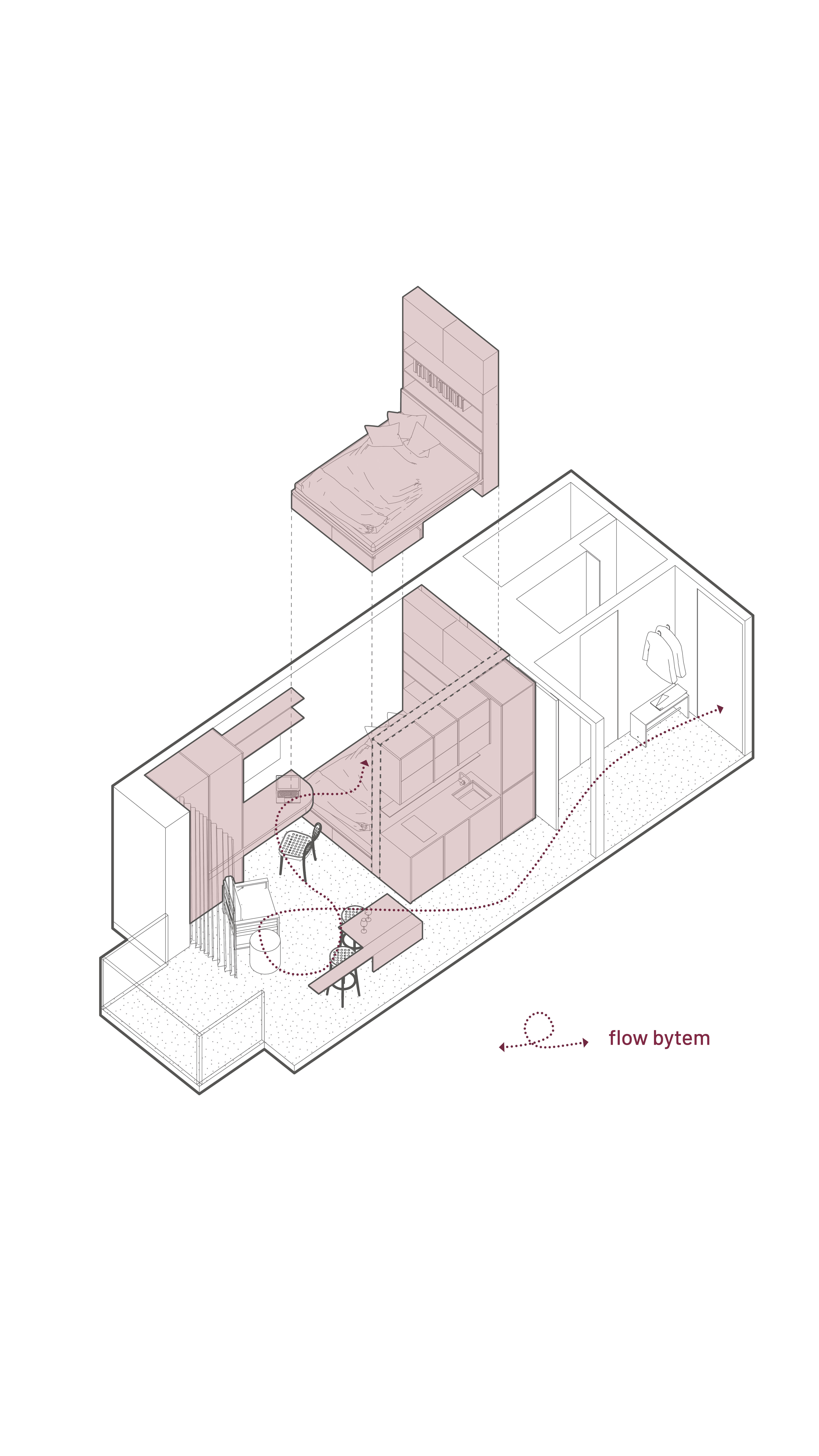 3D schema — Strašnice